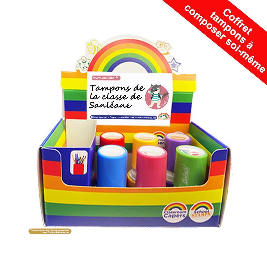 Tampons Enseignants | Coffret Assortiment - 6 Tampons de Le Cartable de Sanléane
