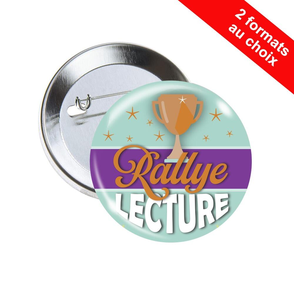 Badges Lecture | Badges Rallye Lecture Trophée Bronze- 38mm/63mm