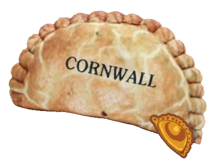 Plush Cornish Cornwall Pasty 15 cm Soft Toy 