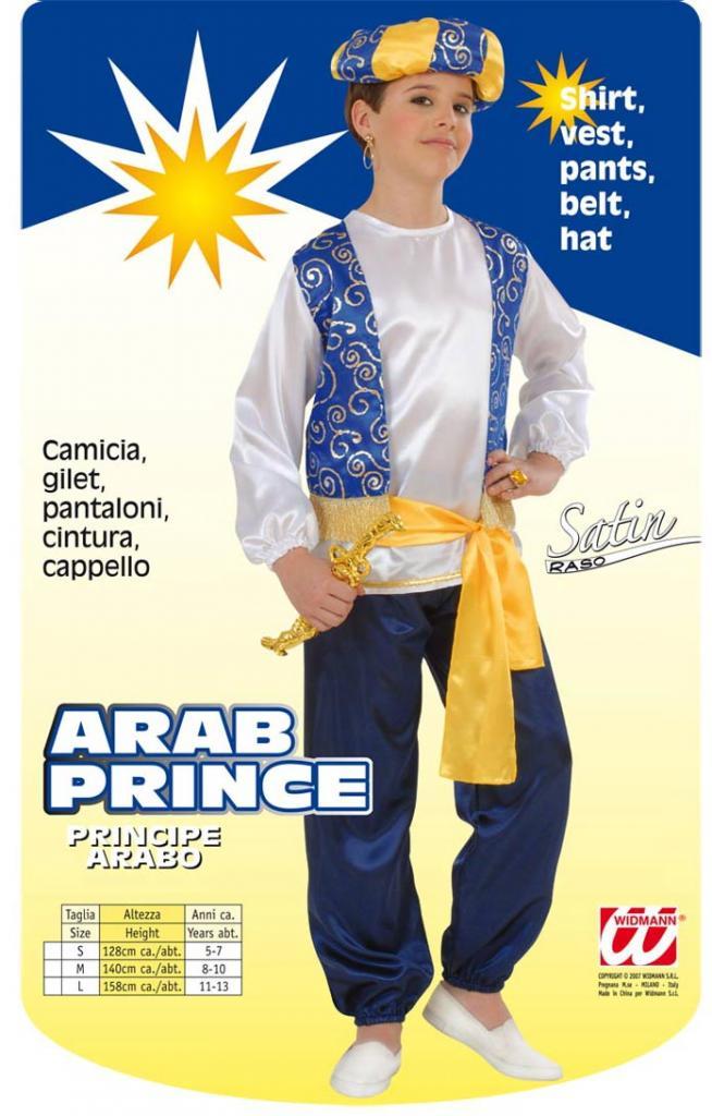 Arab Prince Boy's Fancy Dress Costume