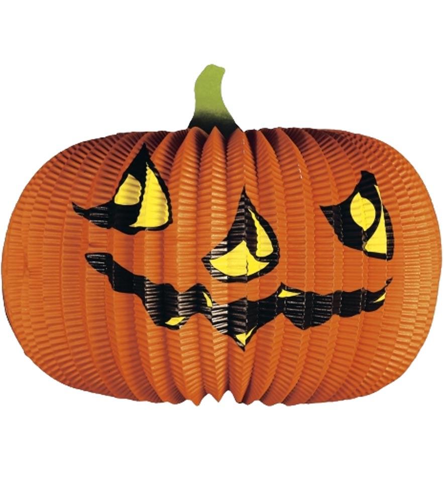 Retro looking 40cm Pumpkin Paper Ball Halloween Dec from Karnival Costumes