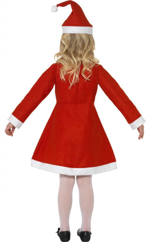 Back view of the super value Santa Girl Costume from Karnival Costumes