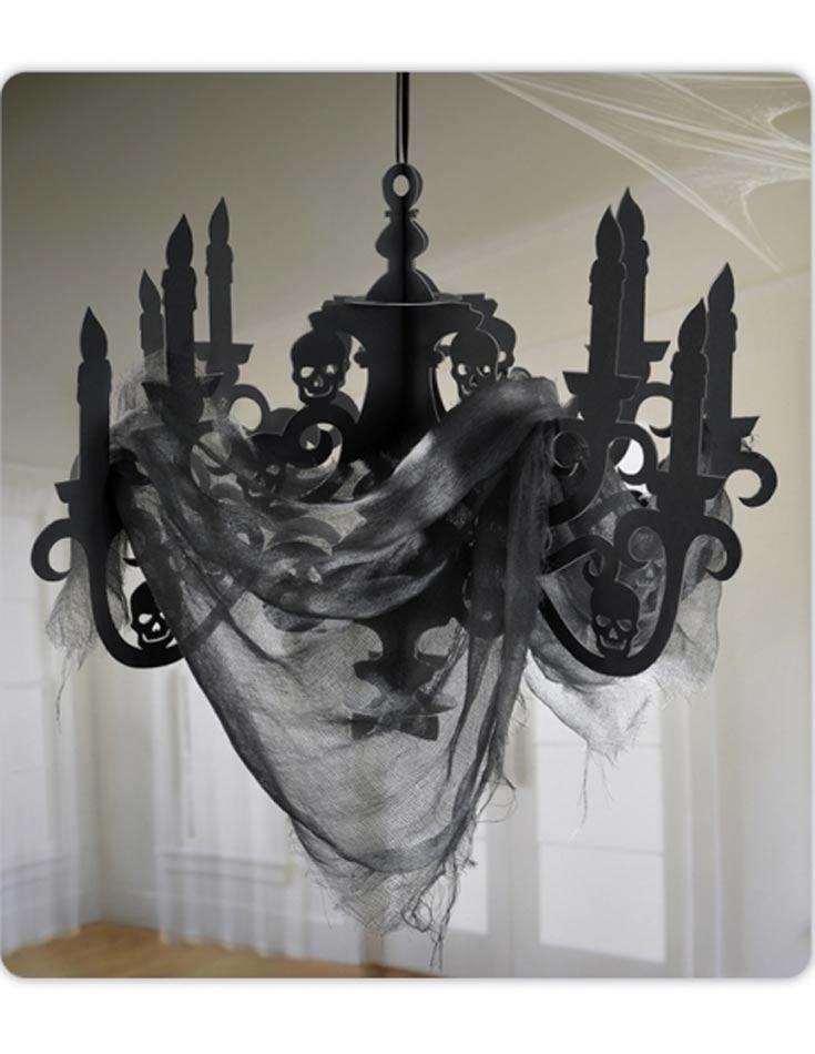 Haunted House Hanging Candelabra with Gauze by Amscan 670455 available from Karnival Costumes