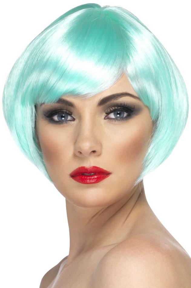 Babe Wig in Aqua Blue, Ladies Wigs by Smiffy 42043 | Karnival Costumes