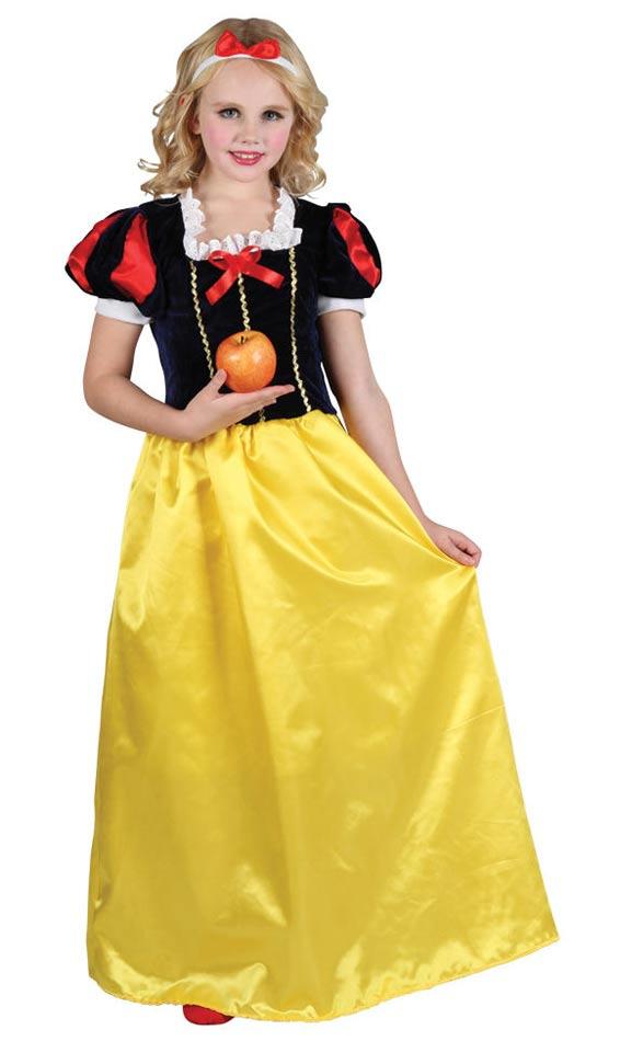 Deluxe Fairytale Snow White Princess Fancy Dress Costume by Wicked EG-3562 available here at Karnival Costumes online party shop