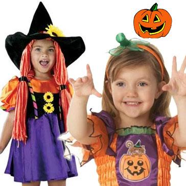 Childrens Halloween Witch fancy dress costmes and dress-up available here at Karnival Costumes online party shop