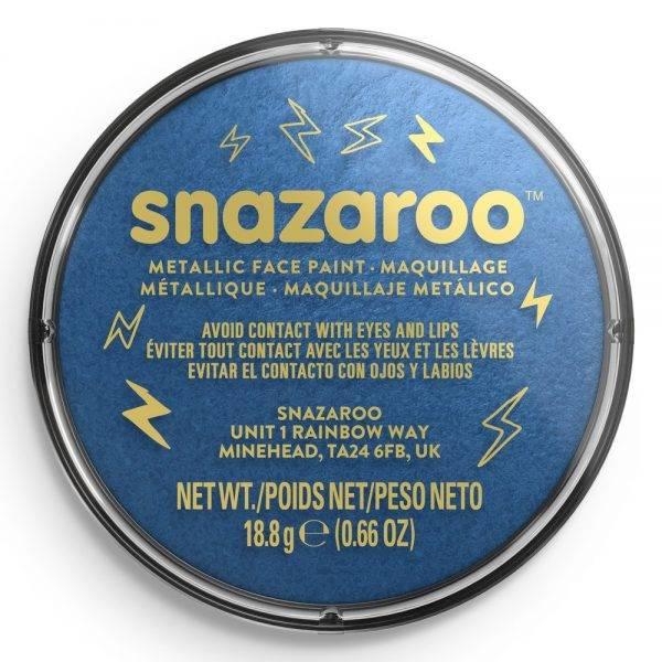 Electric blue Snazaroo face and body paint 1118311 available here at Karnival Costumes online party shop