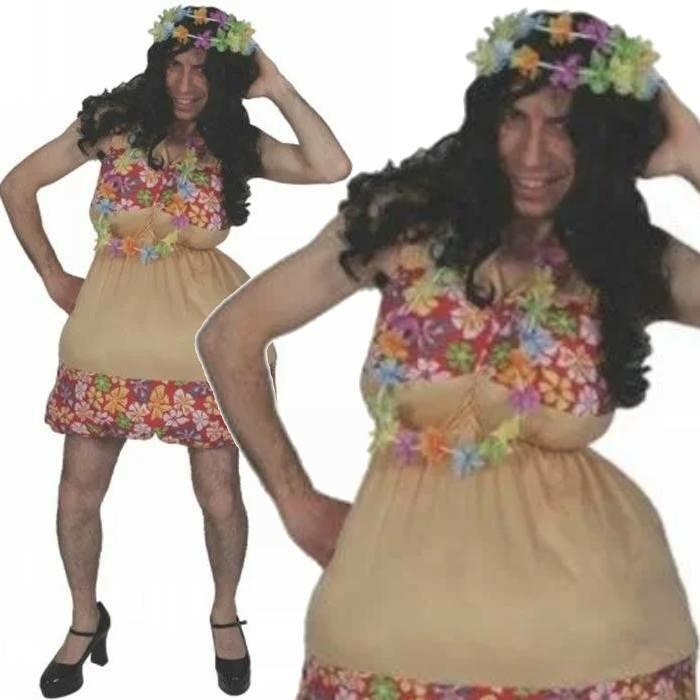 Men's Hawaiian Hula Honey drag costume by Wicked FN-8620 available here at Karnival Costumes online party shop