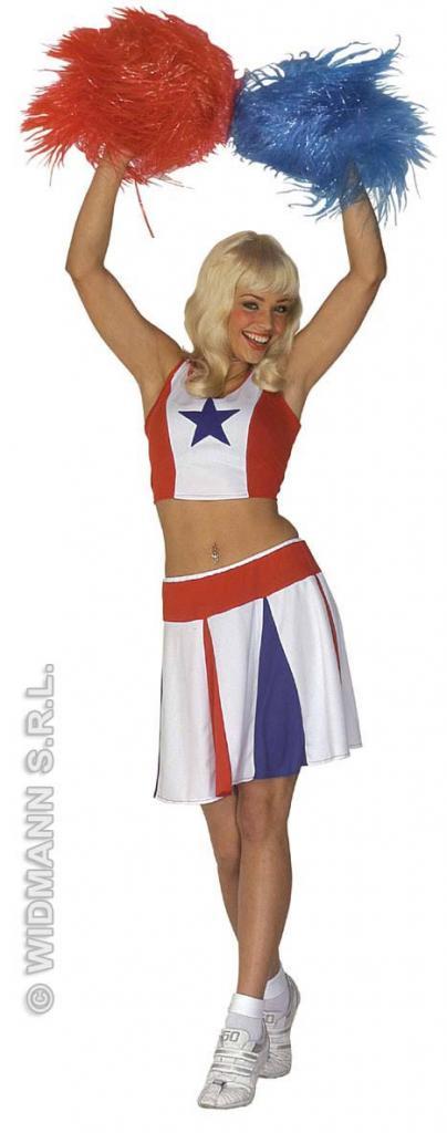 Cheerleader Fancy Dress Costume by Widmann 3499 available here at Karnival Costumes online party shop