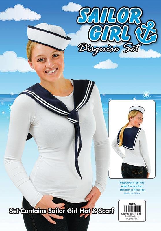 Instant Sailor Fancy Dress Costume Set - Packaging