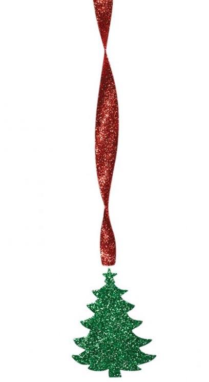 Glitter Twist with Christmas Tree - 61cm long