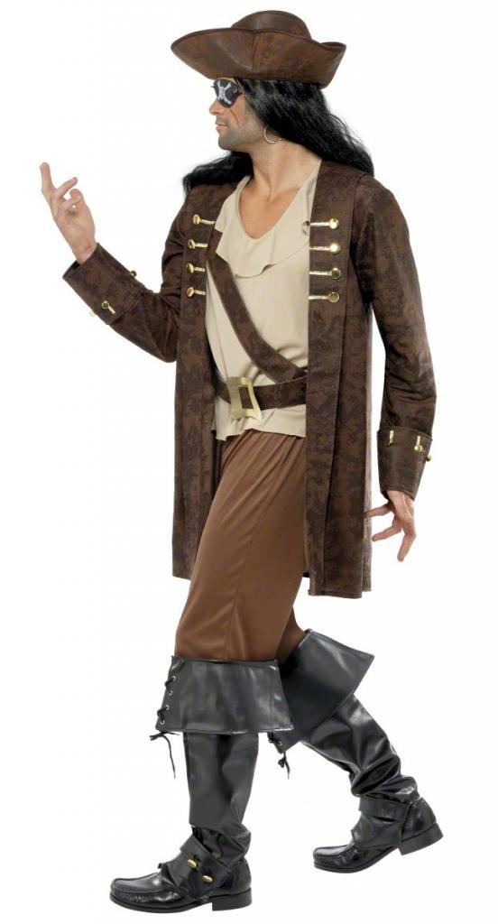 Buccaneer Costume - Pirate Fancy Dress | Karnival Costumes - Side View