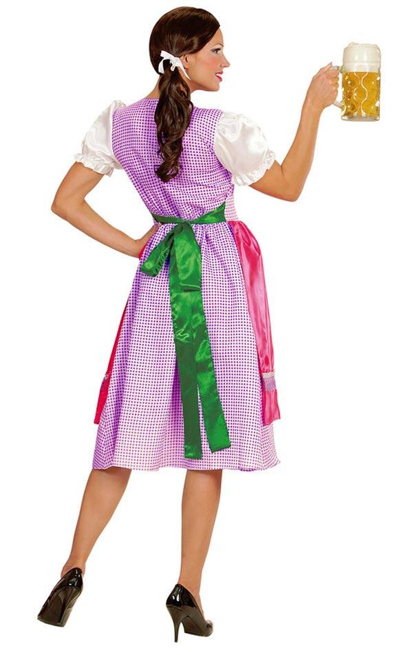 Adult Dirndl Oktoberfest Costume for women by Widmann 0012 and available in sizes sml-xl from Karnival Costumes online party shop
