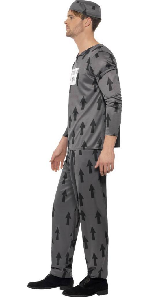 Men's Lawbreaker Prisoner Costume from Karnival Costumes