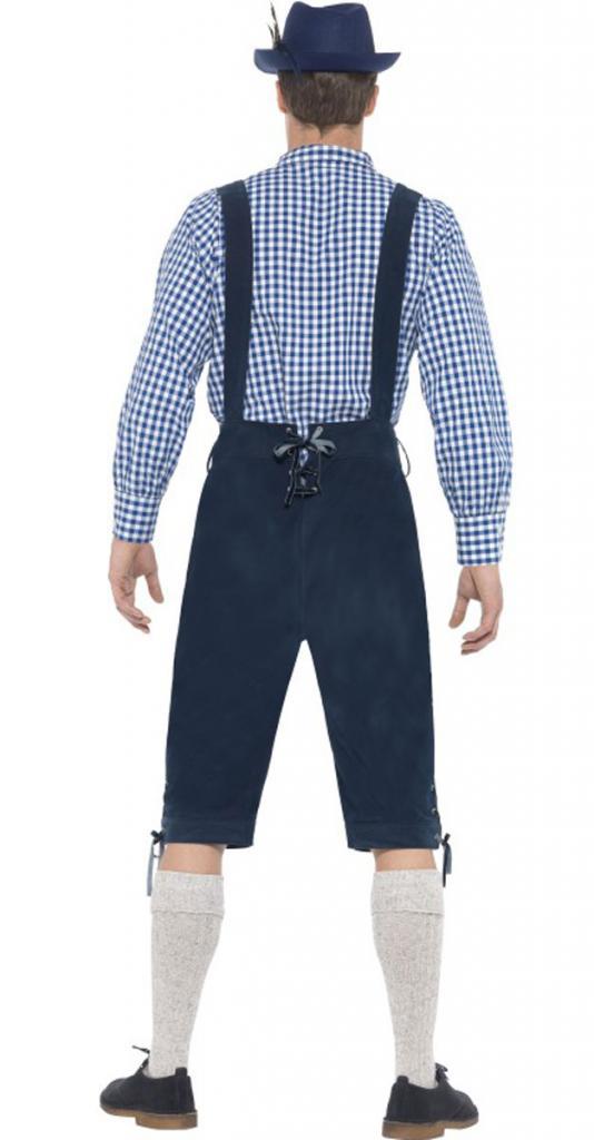 Deluxe Bavarian Oktoberfest Lederhosen costume 45265 from Karnival Costumes in sizes medium and large