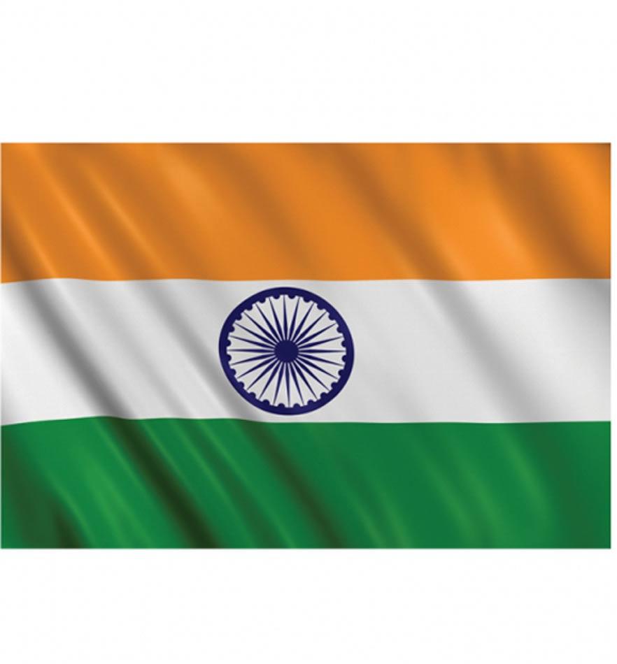 Indian Flag India National Flag measuring 5' x 3' by Amscan 994002 available here at Karnival Costumes online flag shop