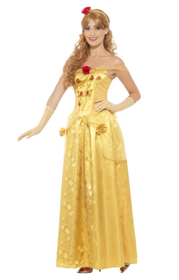 Beautiful Golden Princess Fancy Dress Costume 45969 available here at Karnival Costumes online party shop
