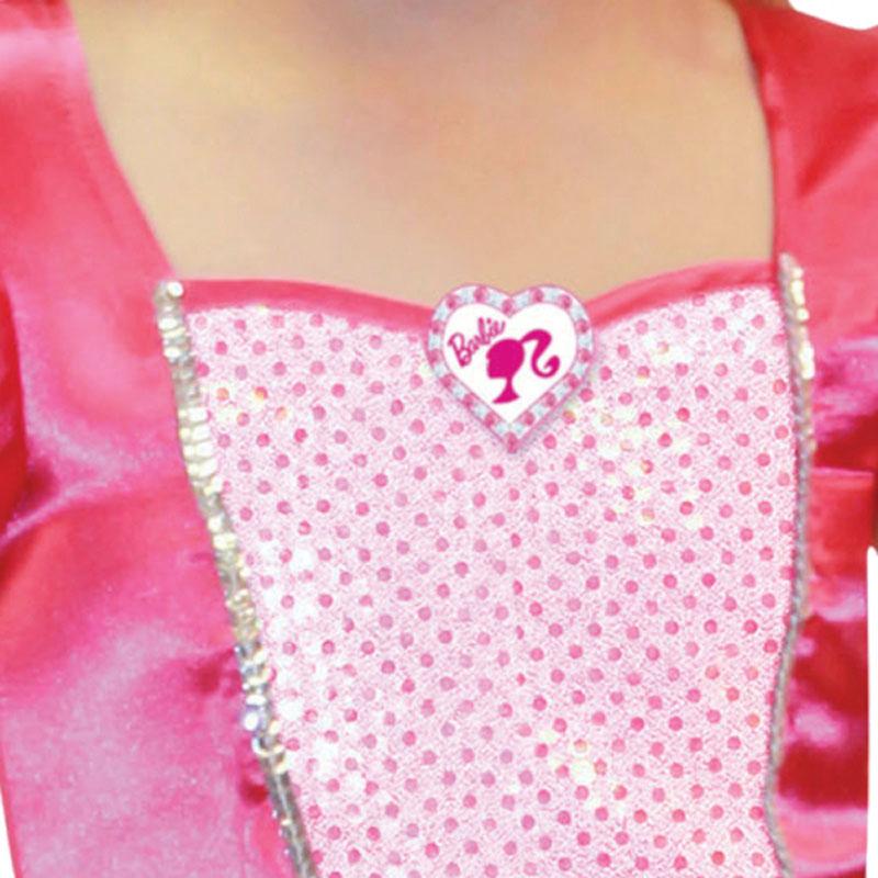 Barbie Brooch from our Pink Princess Fancy Dress & Mini Me Doll fancy dress by Amscan 997122 available here at Karnival Costumes online party shop