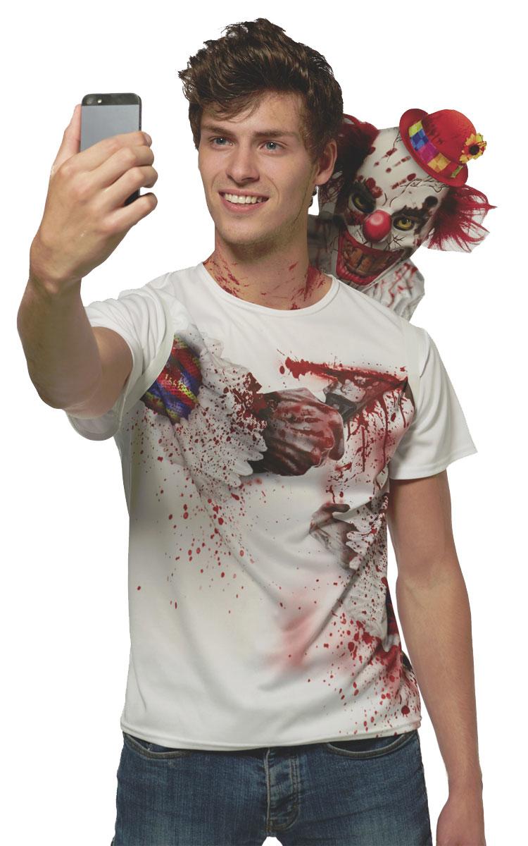 Killer Clown Selfie Shocker Costume by Rubies 820476 available here at Karnival Costumes online party shop