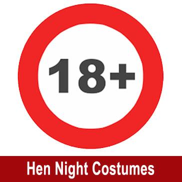 Hen Night Party Fancy Dress Costumes available for your big night out from Karnival Costumes online party shop
