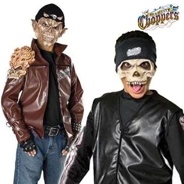Dead City Chopper childrens Halloween fancy dress costumes with attitude available here at Karnival Costumes online party shop