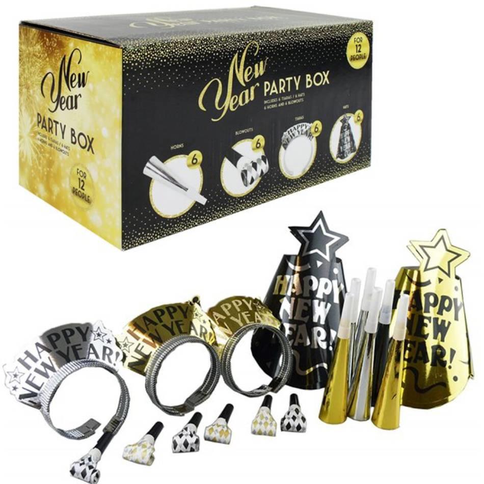 New Year Party Box for 12 people by RSW XM4332L available here at Karnival Costumes online party shopal Costumes online party shop