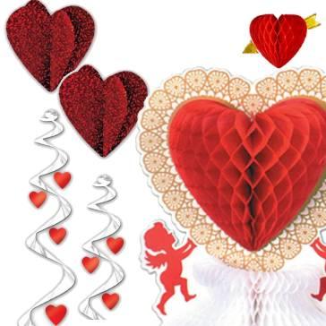 Valentine's Day decorations. Great selection of decorations for lovers available here at Karnival Costume online party shop.