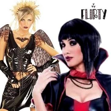 Flirty and sexy Halloween fancy dress costumes for men and women available here at Karnival Costumes online party shop