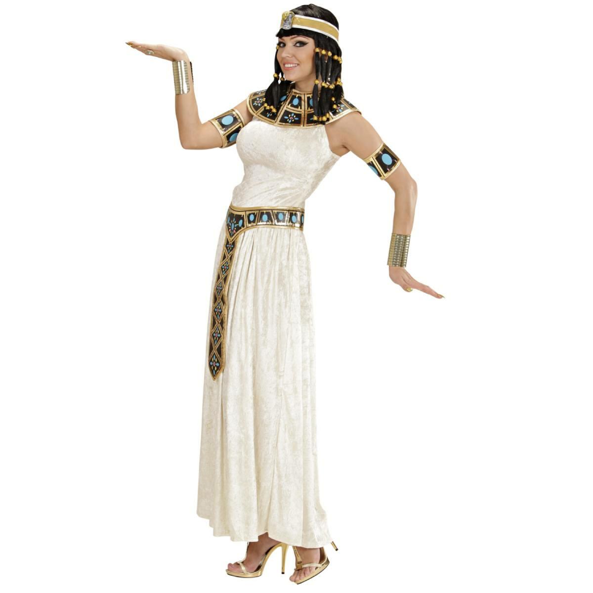 Side view of our Egyptian Empress Costume for ladies by Widmann 3277 available here at Karnival Costumes online party shop