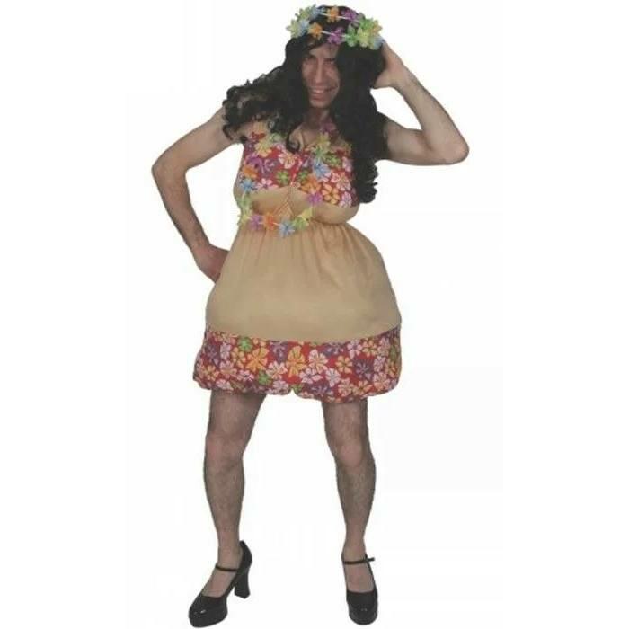 Hawaiian Luau Hula Honey drag costume by Wicked FN-8620 available here at Karnival Costumes online party shop