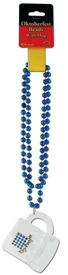 Oktoberfest Party Beads with Oktoberfest Mug by Beistle 50798 available here at Karnival Costumes online party shop