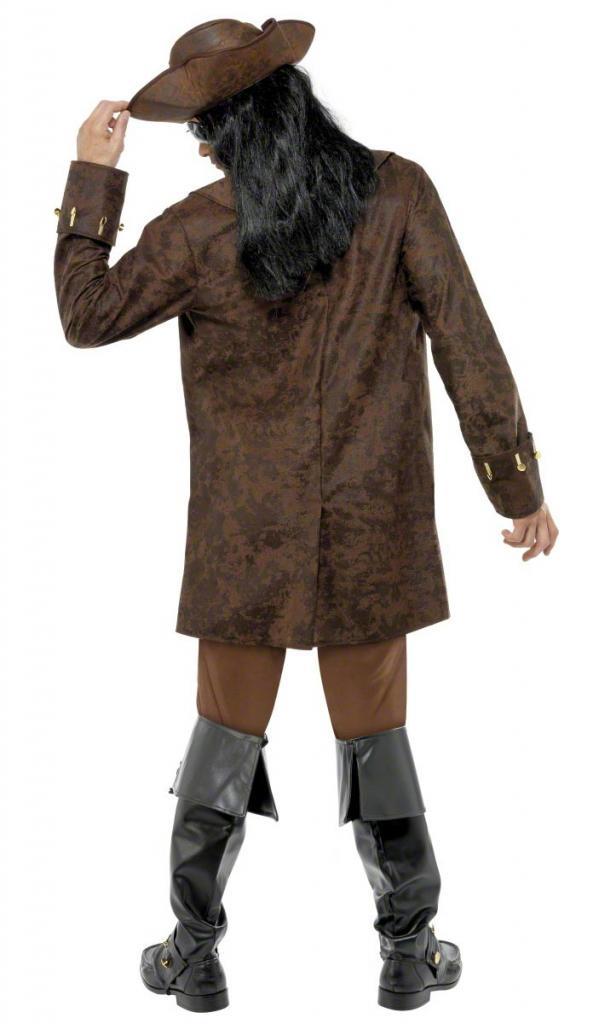 Buccaneer Costume - Pirate Fancy Dress | Karnival Costumes - Rear View
