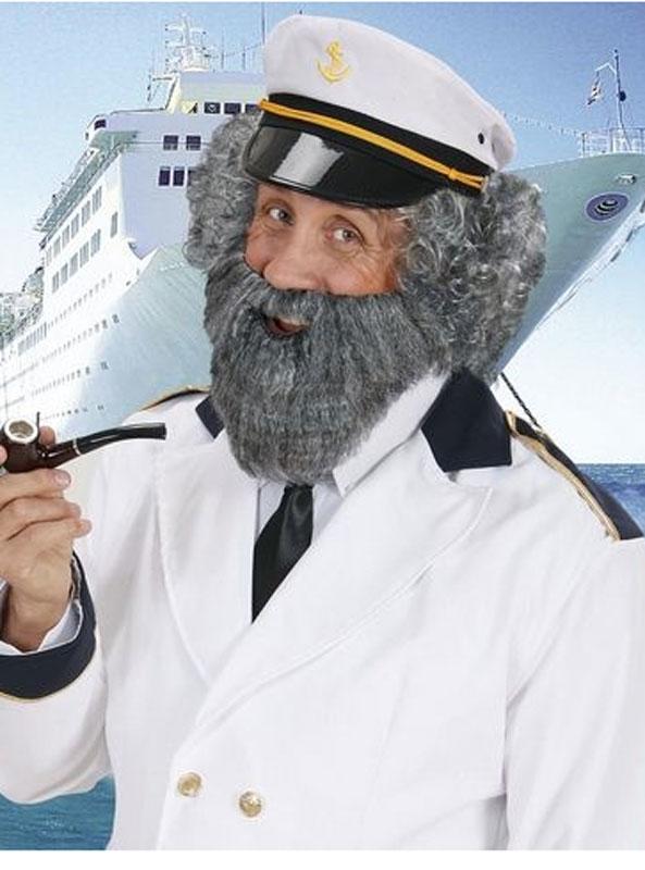 Character Beard - Fake Beards - Grey Beards by Widmann 0781G available here at Karnival Costumes online party shop