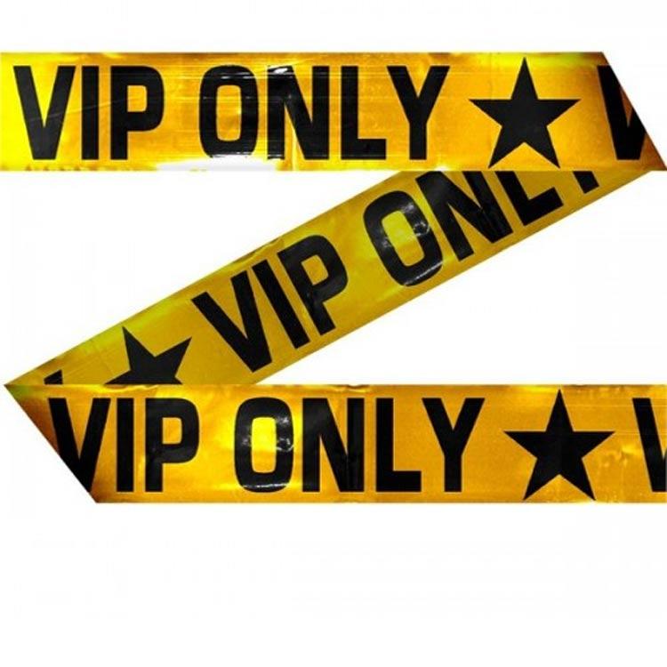 VIP Celebrities Party Tape from a collection of Hollywood party decorations and accessories. By Folat 22559 it's available here at Karnival Costumes online party shop