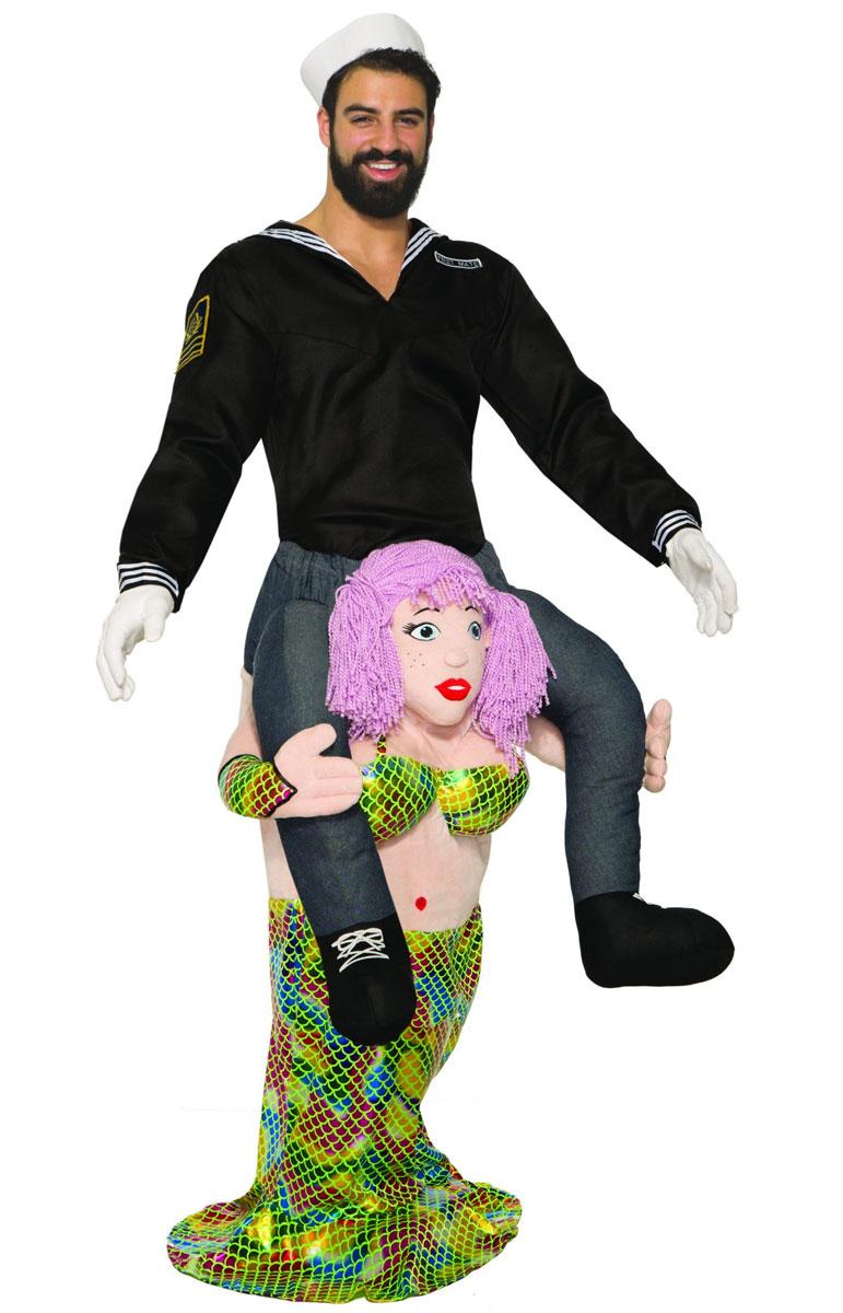 Piggy Back Mermaid Costume for Adults by Forum Novelties 81370 available here at Karnival Costumes online party shop