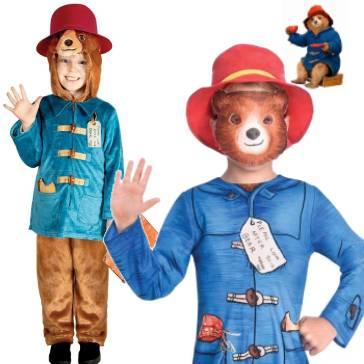Paddington Bear fancy dress costumes for children available here at Karnival Costumes online party shop