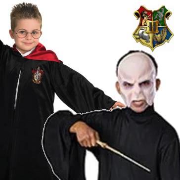 Harry Potter fancy dress costumes, dress-up accessories and party goods including tableware available here at Karnival Costumes online party shop