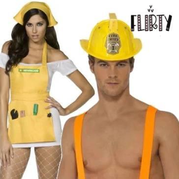 Flirty and sexy workwear for men and women. Good selection available here at Karnival Costumes online party shop