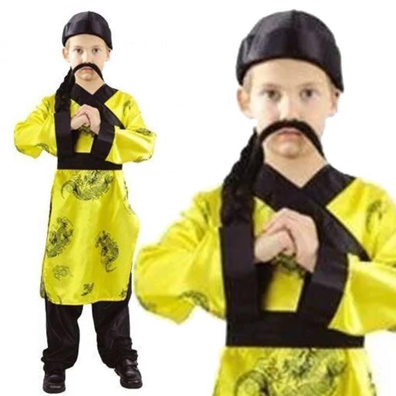 Boy's Mandarin Chinese Fancy Dress Costume by Pams G51127 and available in sizes sml-lrg from Karnival Costumes online party shop