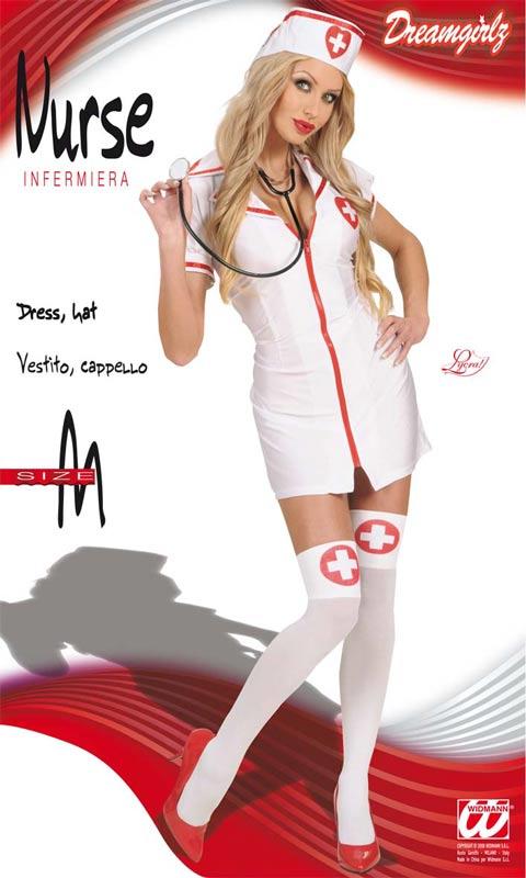 Sexy Infirmary Nurse Fancy Dress Costume