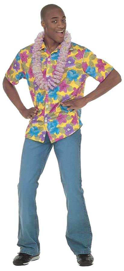 Full Cut Adult's Hawaiian Shirt by Widmann 4311L available here at Karnival Costumes online party shop
