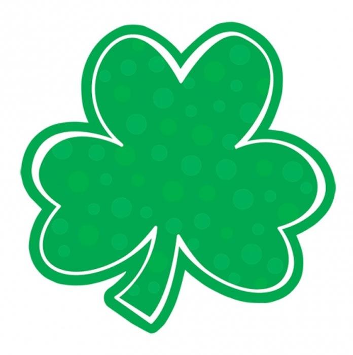 St Patricks Day Cutout Shamrock Leaf