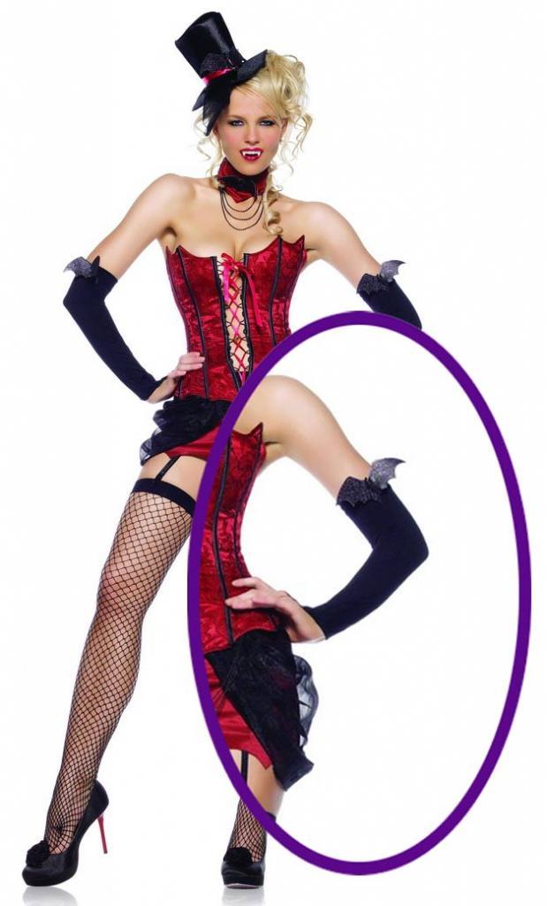 Leg Avenue Fingerless Gloves with Glitter Bats