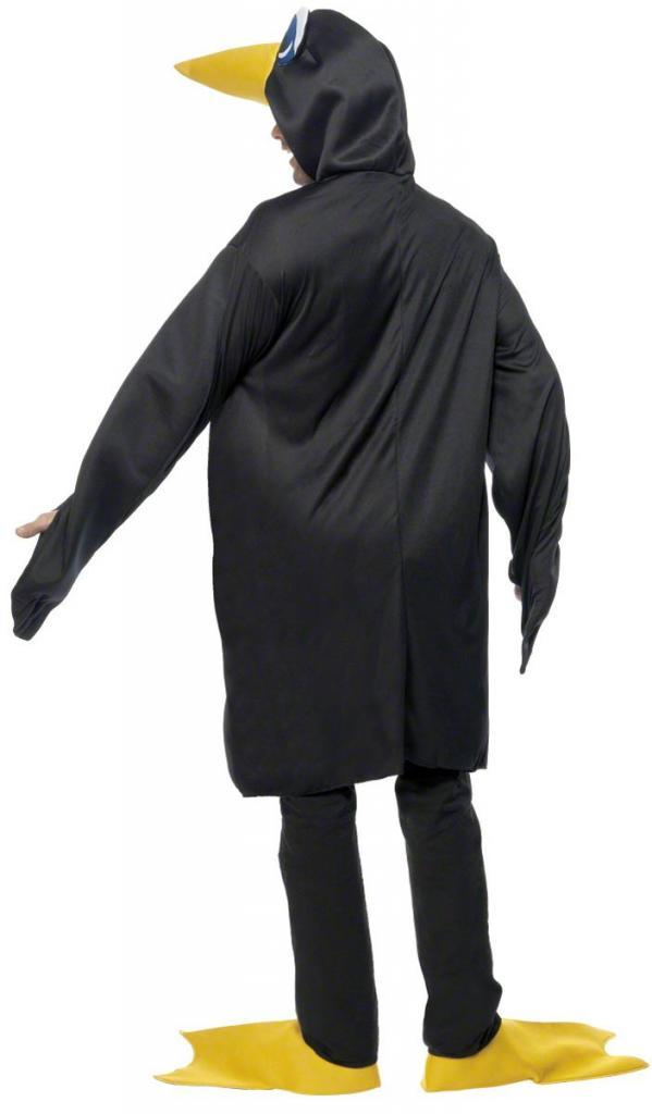 Rear View of our Deluxe Penguin Fancy Dress Costume by Smiffys 33318 available here at Karnival Coistumes online party shop