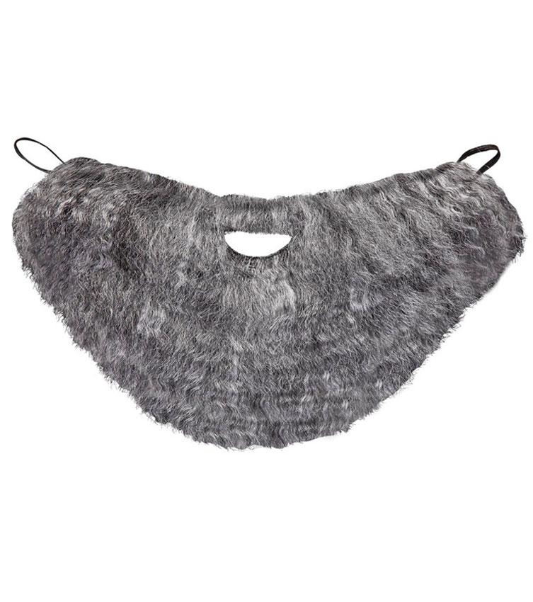 Character Beard and Moustache in Grey by Widmann 0781G available here at Karnival Costumes online party shop