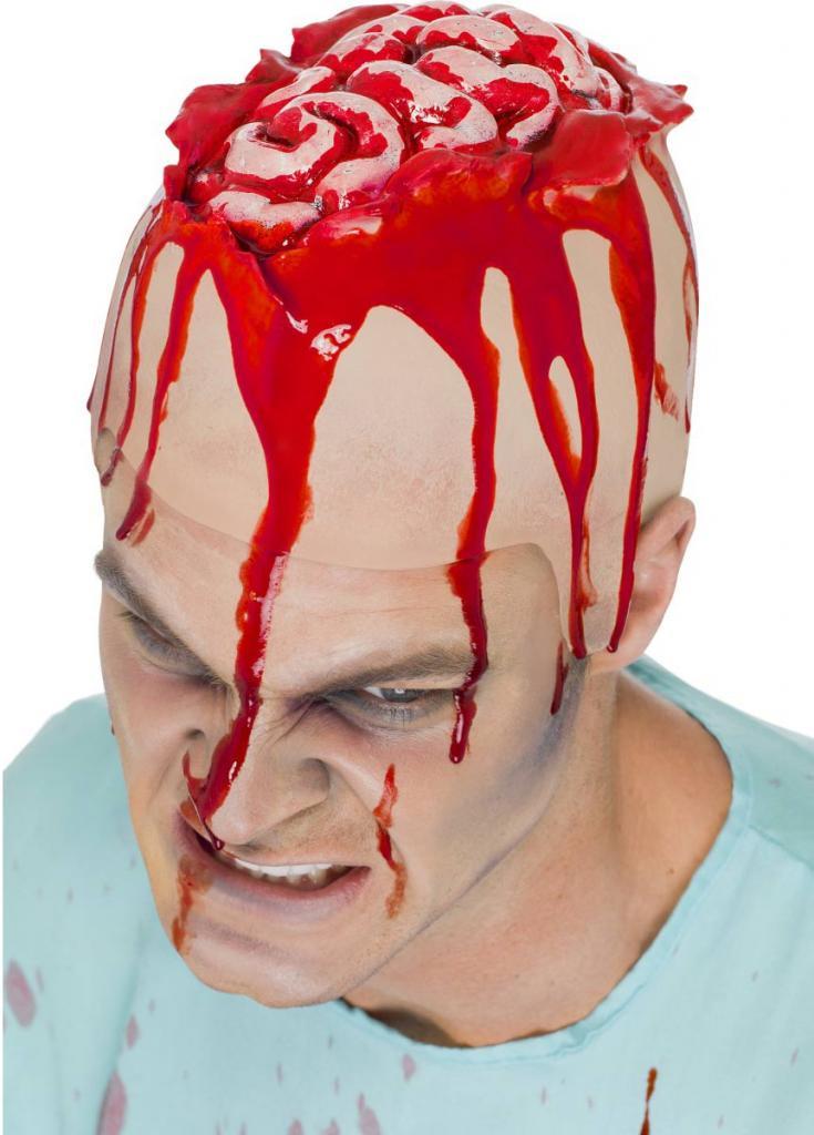 Open Brain Headpiece by Smiffys 45324 available from Karnival Costumes