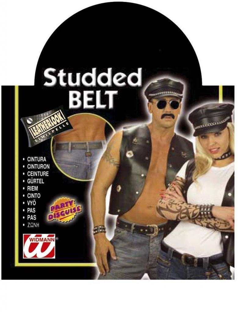 Studded Belt with Ornate Buckle 7117R from Karnival Costumes