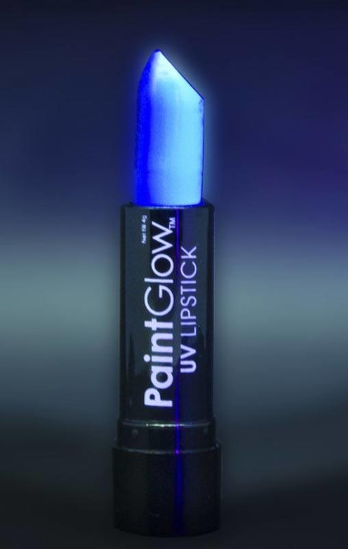 Neon Blue UV Lipstick by PaintGlow AI1A03 available from Karnival Costumes online party shop