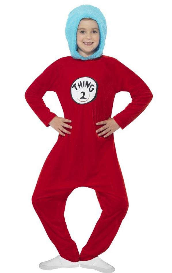 Cat in the Hat Thing One or Thing Two Costume Smiffy 25732 available here at Karnival Costumes online party shop