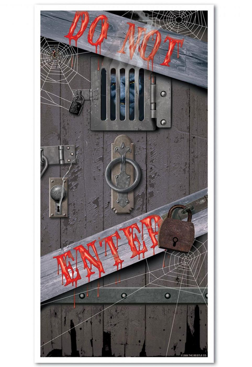 Spooky Halloween Door Cover Decoration by Beistle 00011 available here at Karnival Costumes online Halloween party shop